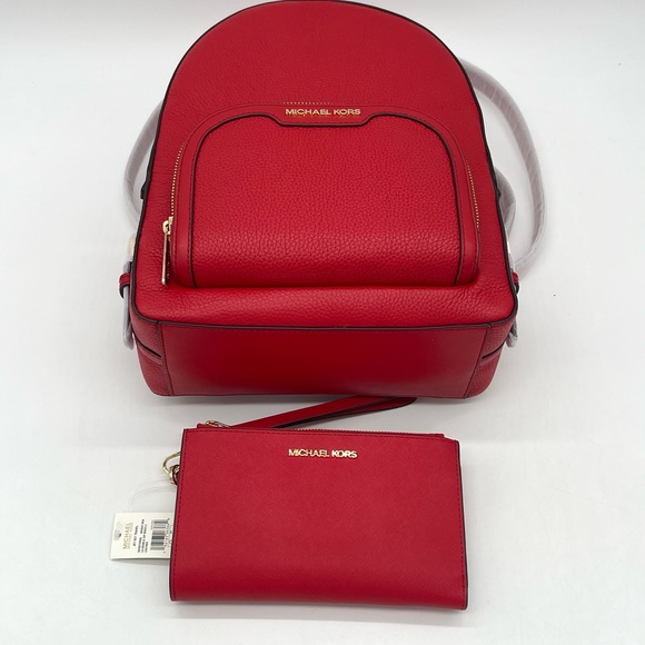 Michael Kors Medium Jaycee Backpack & Double Zip Wallet Wristlet - Picture 5 of 12